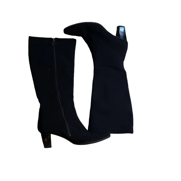 Nordstrom Ara Gore-Tex Women's Classic Knee-High Heel Boots Black Size 6.5 US - Picture 7 of 9